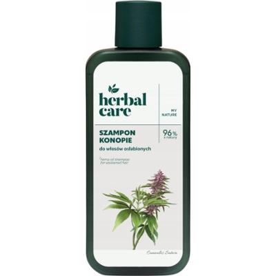 Herbal Care Szampon Do Włosów Osłabionych Łamliwych z Olejem Konopnym 330ml