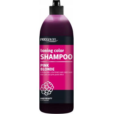 Prosalon Toning Color Różowy Szampon Do Włosów Blond i Rozjaśnianych 500g