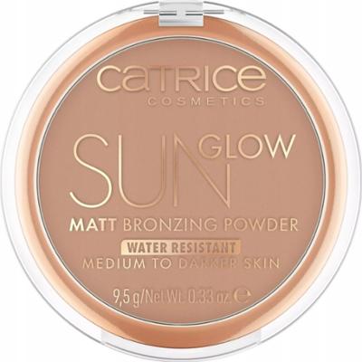 Catrice Sun Glow Wodoodporny Matowy Bronzer Do Twarzy 035 Universal Bronze