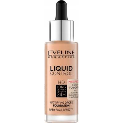 Eveline Podkład HD Liquid Control Matujący z Niacynamidem 055 Honey 32ml