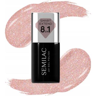 Semilac Smart Extend 8w1 Lakier Hybrydowy Baza Top 804 Glitter Soft Beige