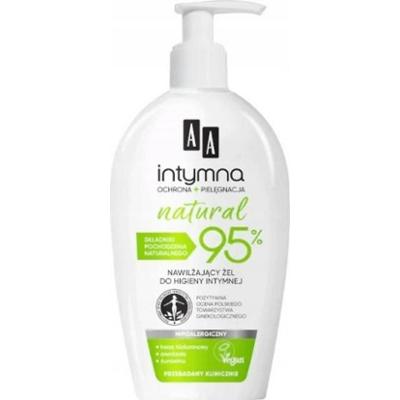 AA Intymna Natural Nawilżający Żel Do Higieny Intymnej Kwas Mlekowy 300ml