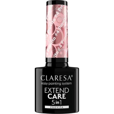 Claresa Extend Care 5in1 Provita Baza Hybrydowa Do Paznokci Róż Nude 4 5g