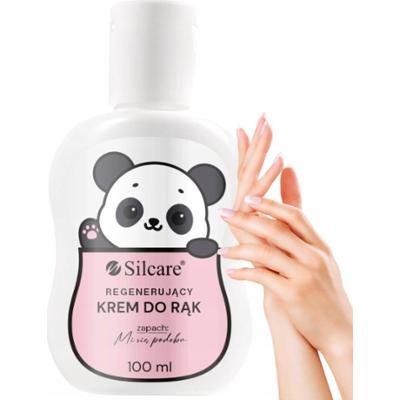 Silcare Panda Regenerujący Krem Do Rąk z Proteinami Jedwabiu Wanilia 100ml