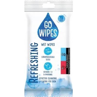 GoWipes Uniwersalne Odświeżające Chusteczki Nawilżane D-pantenol 15 Sztuk