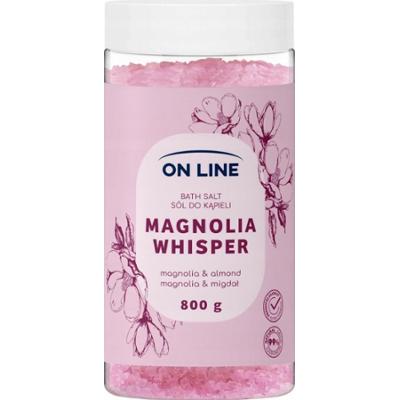 On Line Relaksująca Sól Do Kąpieli Magnolia Whisper Mleczko Migdałowe 800g