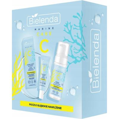 Bielenda Marine Care Zestaw Prezentowy Kosmetyków Krem Do Twarzy + Pianka