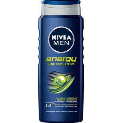 Nivea Men Energy 3w1 Energetyzujący Żel Pod Prysznic Męski z Miętą 500ml