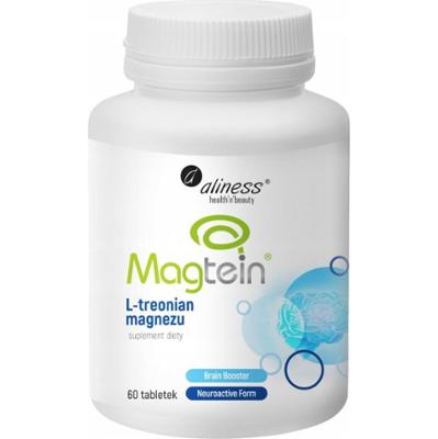 Aliness Magtein L-Treonian Magnezu 72mg Suplement Diety Pamięć Stres 60 Tab