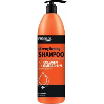 Prosalon Szampon Wzmacniający Kolagen Nawilżający Kwasy Omega 1000ml 1L