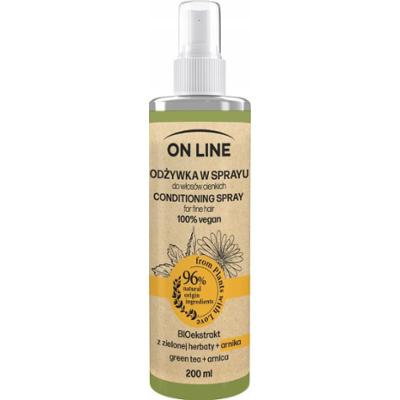 On Line Odżywka Do Włosów Cienkich Bez Spłukiwania Zielona Herbata 200ml