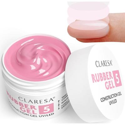 Claresa Rubber Gel Żel Konstrukcyjny Kauczukowy UV/LED 5 Średni Róż 45g