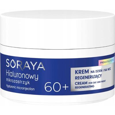 Soraya Hialuronowy Mikrozastrzyk Mocno Regenerujący Krem Do Twarzy 60+ 50ml