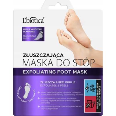 L'Biotica Maska Złuszczająca Peelingująca Do Stóp 2 Nasączone Skarpetki