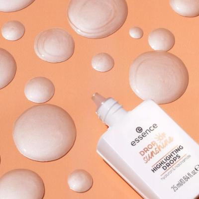 Essence Drop Of Sunshine Rozświetlające Kropelki Do Twarzy Niacynamid 25ml