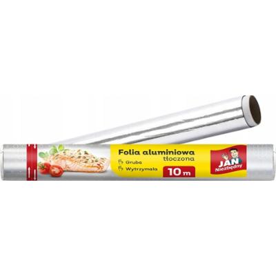 Jan Niezbędny Gruba Folia Aluminiowa Spożywcza Wytrzymała Tłoczona 10m