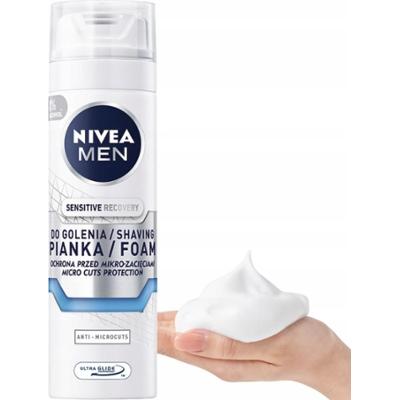 Nivea Men Pianka Do Golenia Sensitive Recovery Regenerująca Wrażliwa 200ml