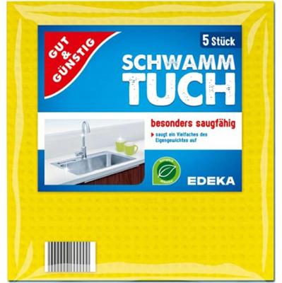G&G Schwammtuch Ścierki Gąbczaste Kuchenne Uniwersalne Do Sprzątania 5 Szt