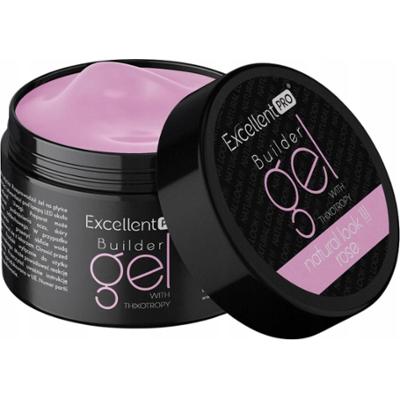 Excellent PRO Thixo Budujący Żel Do Paznokci LED UV Natural Look Rose 15g
