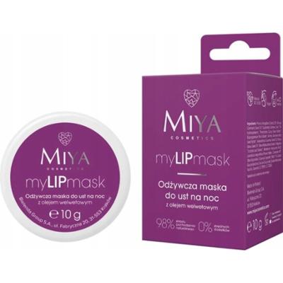 Miya myLIPmask Odżywcza Maska Do Ust Na Noc Kojąca z Olejem Welwetowym 10g