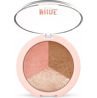 Golden Rose Nude Look Wypiekany Puder Do Twarzy 3W1