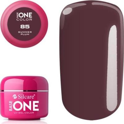 Silcare Base One Żel UV 85 Summer Plum Bordo 5g