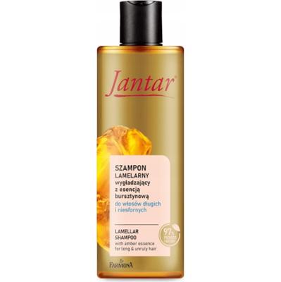 Jantar Lamelarny Szampon Do Włosów Wygładzający z Bursztynem 300ml