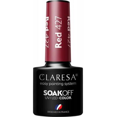Claresa Lakier Hybrydowy Do Paznokci Czerwony Klasyczny Bordowy Red 427 5g