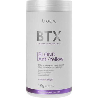 Beox BTX Profesjonalna Maska Do Włosów Blond Anti Yellow Tonująca 1000ml