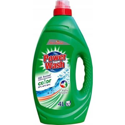 Power Wash Color Żel Do Prania Kolorowego Ochrona Koloru 92 Prania 4L