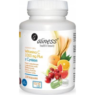 Aliness Witamina C 1000 mg z Cynkiem Plus Bioflaw Rutyna Acerola 100 Kaps