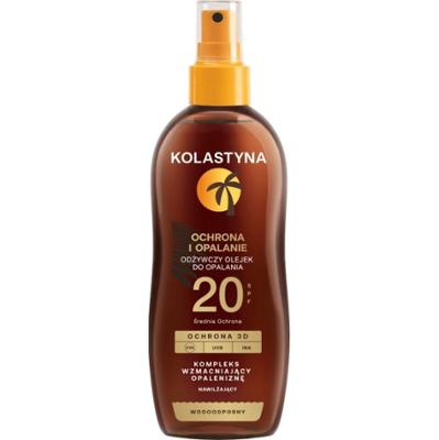 Kolastyna Nawilżający Olejek Do Opalania Wodoodporny SPF 20 Spray 150ml