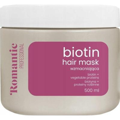 Romantic Biotin Wzmacniająca Maska Do Włosów Osłabionych Biotyna 500ml
