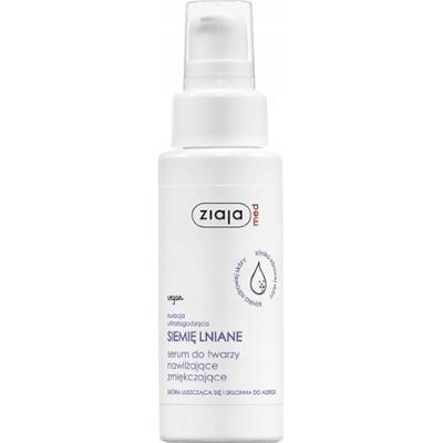 Ziaja Med Serum Do Twarzy Siemię Lniane Nawilżające Zmiękczające 50 ml