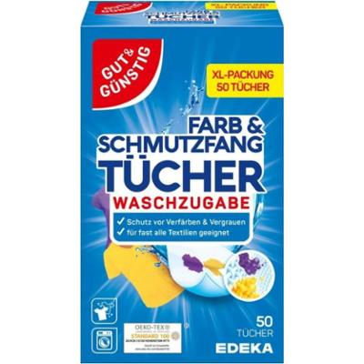 G&G Chusteczki Wyłapujące Kolor Do Prania Chronią Kolorowe Tkaniny 50 Sztuk