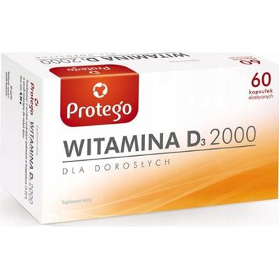 Protego Witamina D3 2000 Suplement Diety Zdrowe Kości Zęby 60 Kapsułek