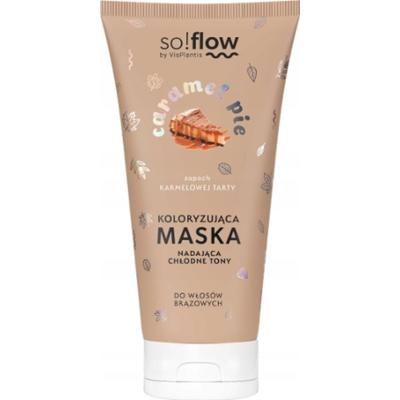 So Flow Caramel Pie Koloryzująca Maska Do Włosów Brąz Chłodne Tony 200ml