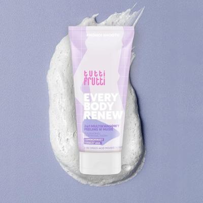 Tutti Frutti Everybody Renew 2w1 Multikwasowy Peeling w Musie 200ml
