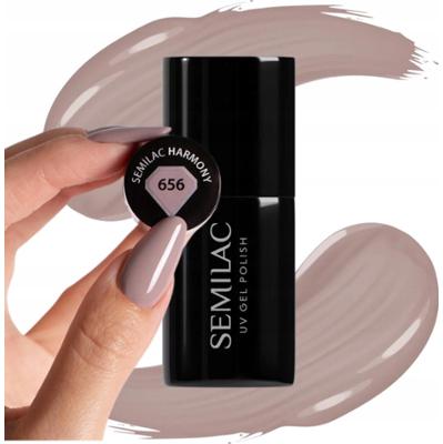 Semilac Lakier Hybrydowy Do Paznokci Harmony 656 Elegancki Szary Fiolet 7ml
