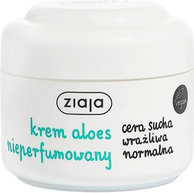 Ziaja Nieperfumowany Krem Do Twarzy Aloes Cera Sucha Wrażliwa Normalna 50ml