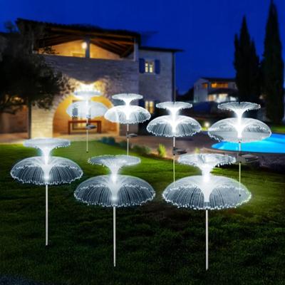 Lampa Solarna Wbijana Ogrodowa Meduza Oświetlenie Dekoracja 80cm 2 Sztuki
