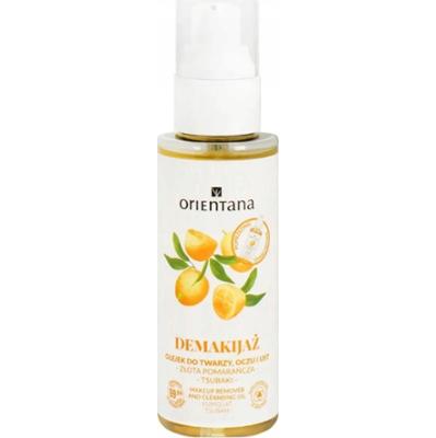 Orientana Olejek Do Demakijażu Twarzy i Oczu Złota Pomarańcza Tsubaki 100ml