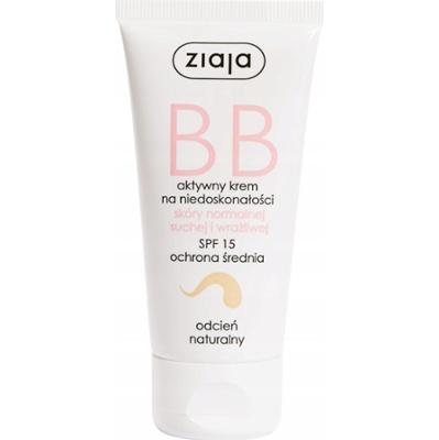 Ziaja Koloryzujący Aktywny Krem BB Do Twarzy SPF 15 Odcień Naturalny 50ml