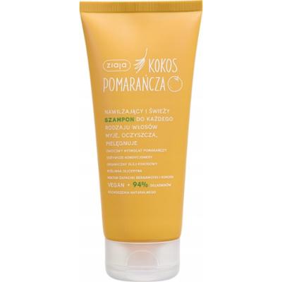 Ziaja Kokos Pomarańcza Oczyszczający Pielęgnujący Szampon Do Włosów 200ml
