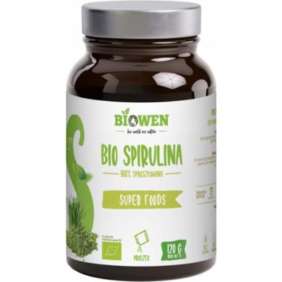 Biowen Bio Spirulina w Proszku Suplement Diety Detoks Oczyszczenie 120g