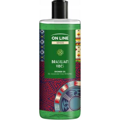 On Line Senses Brasilian Vibes Olejkowy Żel Pod Prysznic Guarana 500ml