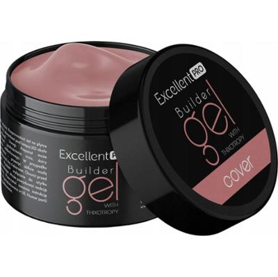 Excellent PRO Jednofazowy Budujący Żel Do Paznokci LED/UV Beżowy Cover 50g