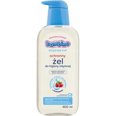 Bambino Kojący Żel Do Higieny Intymnej Kwas Mlekowy Żurawina 400ml