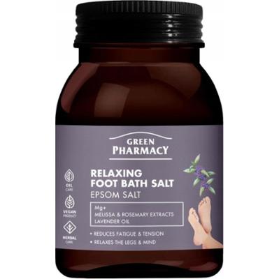 Green Pharmacy Relaksująca Sól Do Stóp Lawendowa z Melisą Rozmarynem 400g