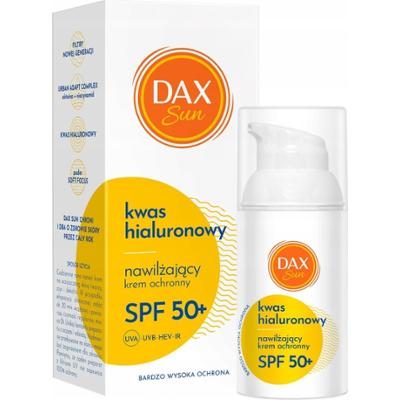 Dax Sun Krem Ochronny Nawilżający z Kwasem Hialuronowym UVA SPF 50+ 30ml